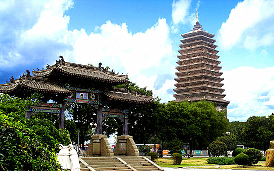 A scenic view of Chaoyang Youshunsi