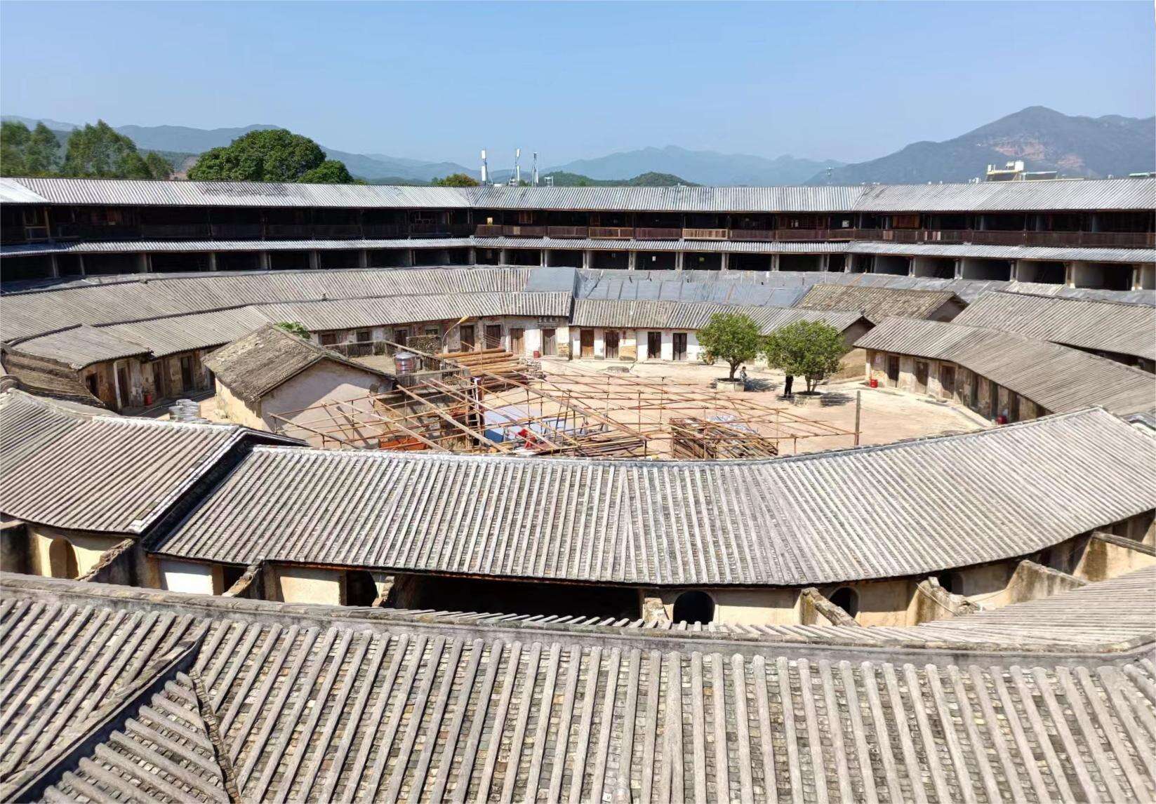 A scenic view of Chaozhou Daoyunlou