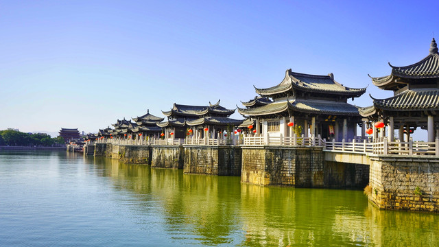A scenic view of Chaozhou Guangjiqiao