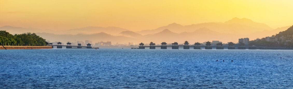A scenic view of Chaozhou Guangjiqiao