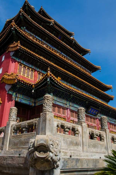 A scenic view of Chengde Chenghuang Temple