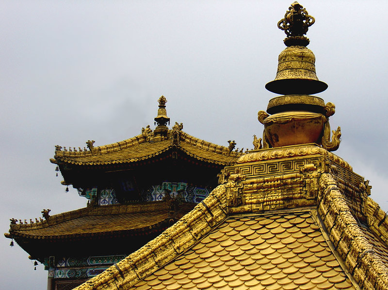 A scenic view of Chengde Fengshan Guandi Temple