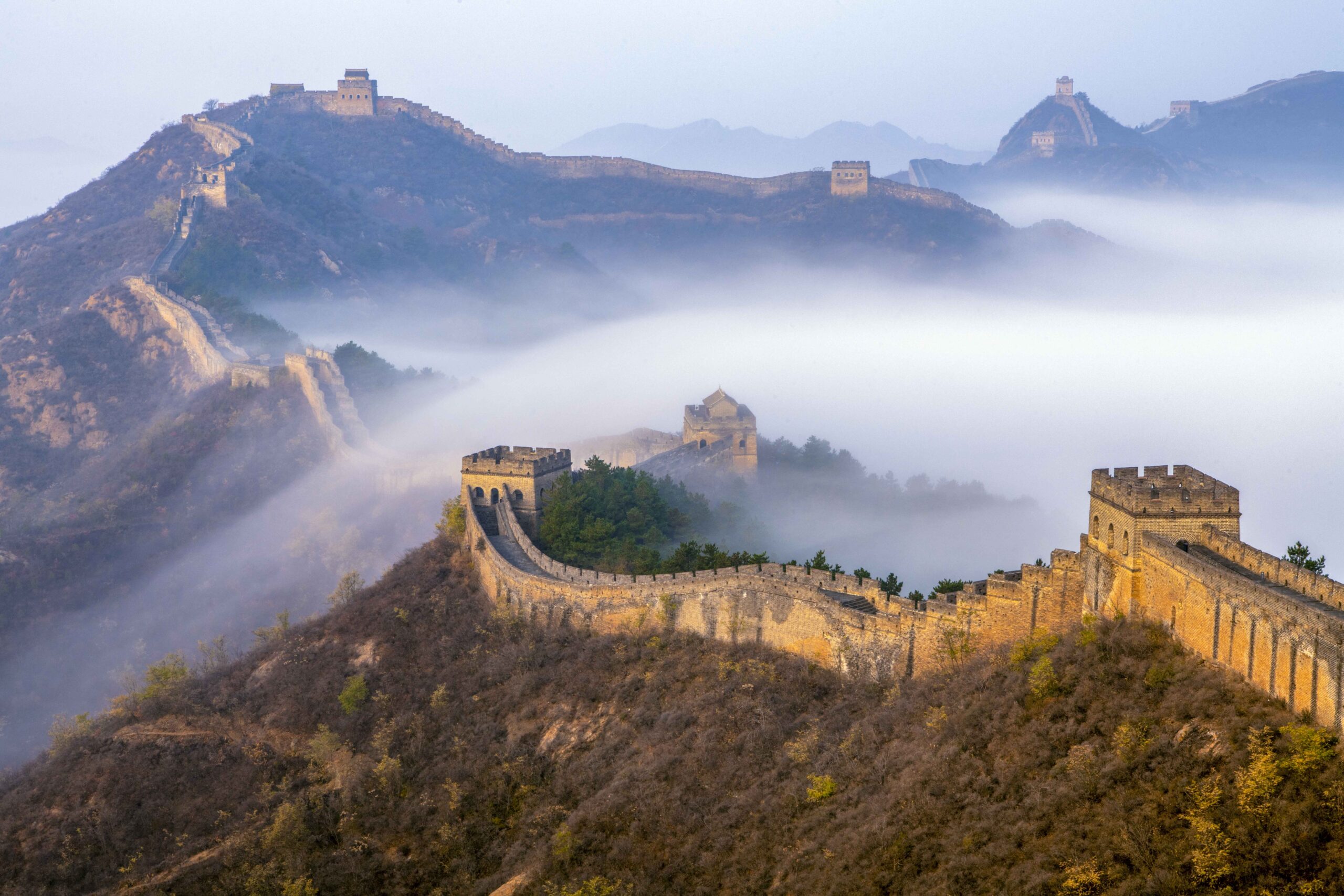 A scenic view of Chengde Jinshanling Great Wall
