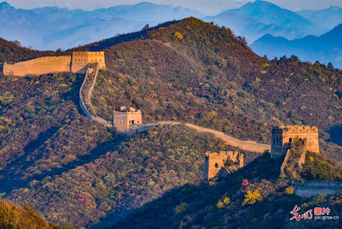 A scenic view of Chengde Jinshanling Great Wall