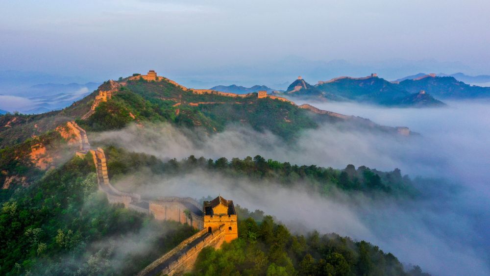 A scenic view of Chengde Jinshanling Great Wall
