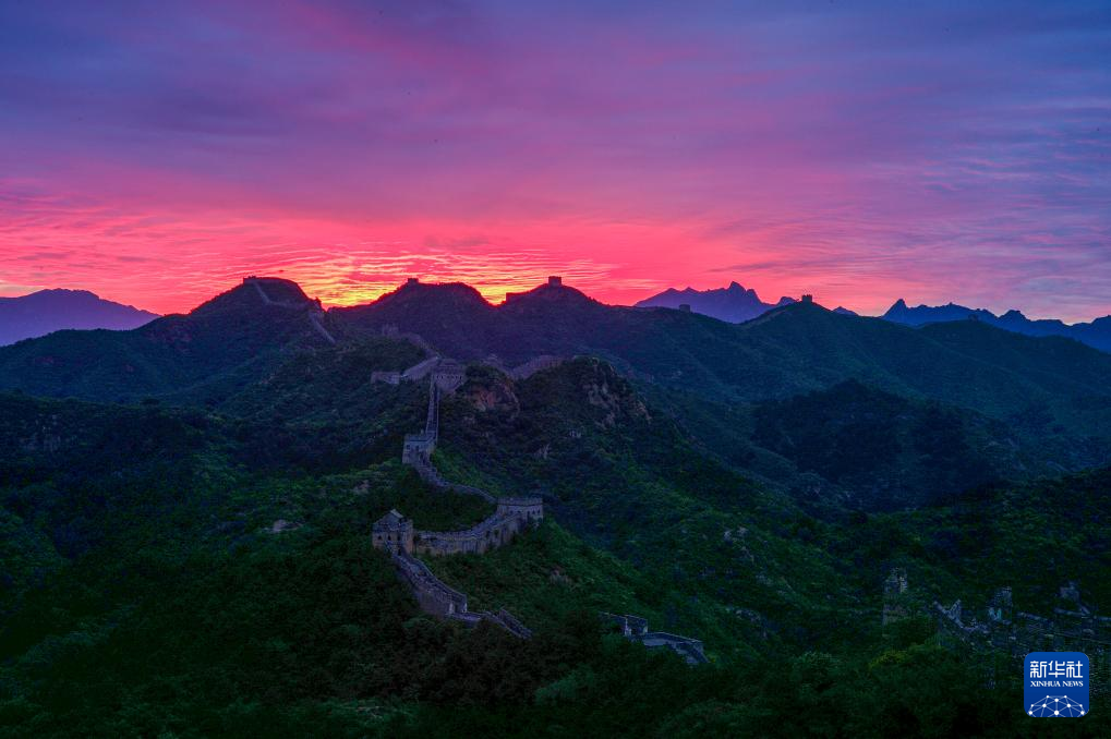 A scenic view of Chengde Jinshanling Great Wall