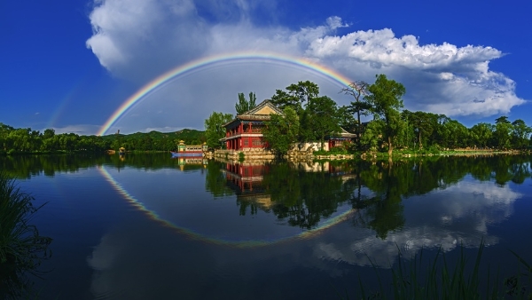 A scenic view of Chengde Mountain Resort