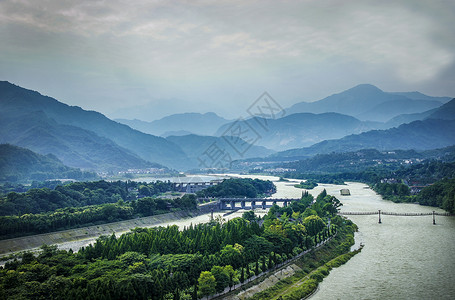 A scenic view of Chengdu Dujiangyan