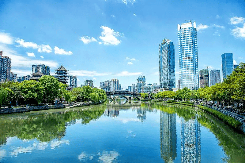 A scenic view of Chengdu Gaoshan Gucheng Yizhi
