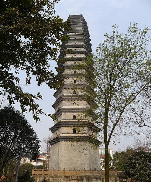 A scenic view of Chengdu Kuiguangta