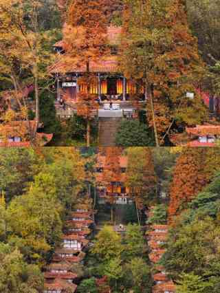 A scenic view of Chengdu Lingyansi Ji Qianfota