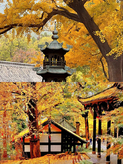 A scenic view of Chengdu Lingyansi Ji Qianfota
