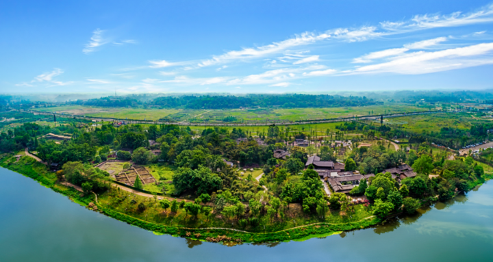 A scenic view of Chengdu Qiongyao Yizhi