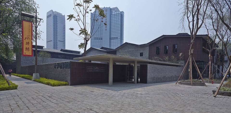A scenic view of Chengdu Shuijingjie Jiufang Yizhi