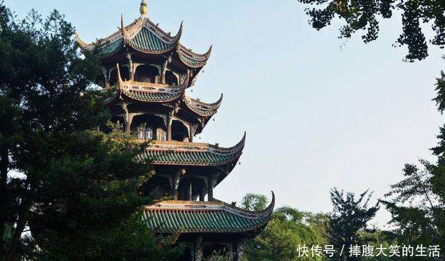 A scenic view of Chengdu Wangjianglou Gujianzhuqun