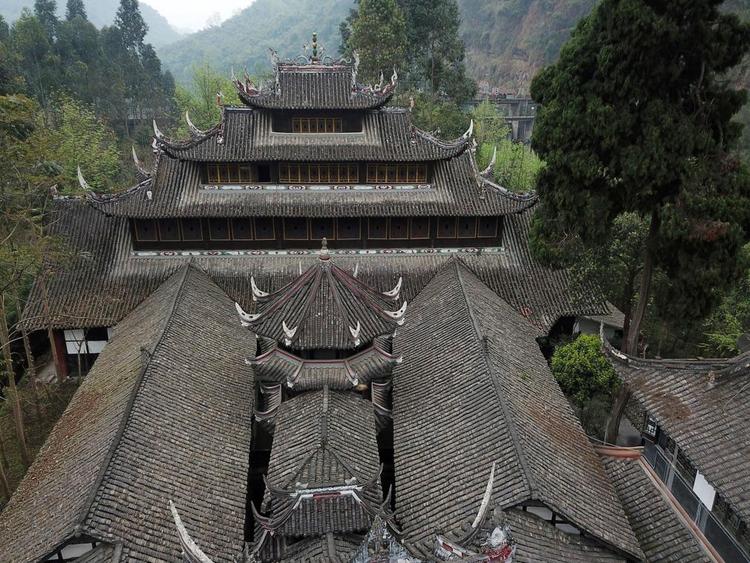 A scenic view of Chengdu Xinchang Chuanwanggong