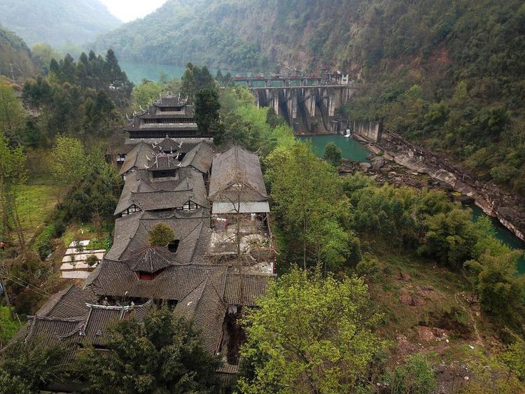A scenic view of Chengdu Xinchang Chuanwanggong