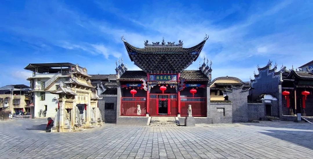 A scenic view of Chenzhou Rucheng Gucitangqun