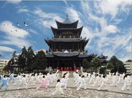 A scenic view of Chenzhou Rucheng Gucitangqun
