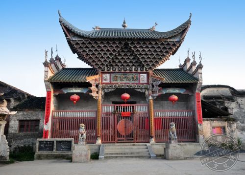 A scenic view of Chenzhou Rucheng Gucitangqun