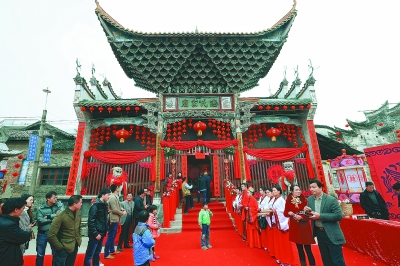 A scenic view of Chenzhou Rucheng Gucitangqun