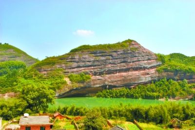 A scenic view of Chenzhou Shilangtan Moya Shikequn