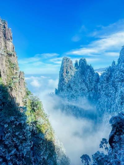 A scenic view of Chenzhou Suxianling Moya Shikequn