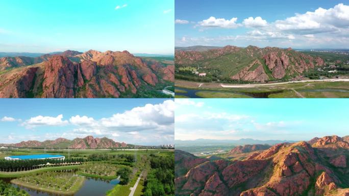 A scenic view of Chifeng Hongshanyizhiqun