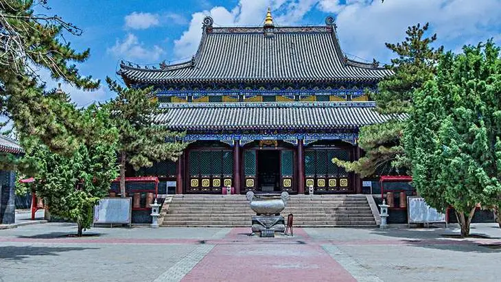 A scenic view of Chifeng Huifusi
