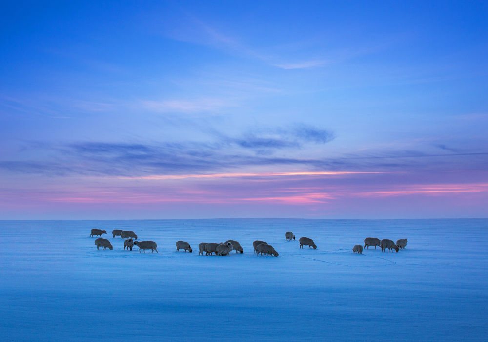 A scenic view of Chifeng Keshiketengyanhuaqun