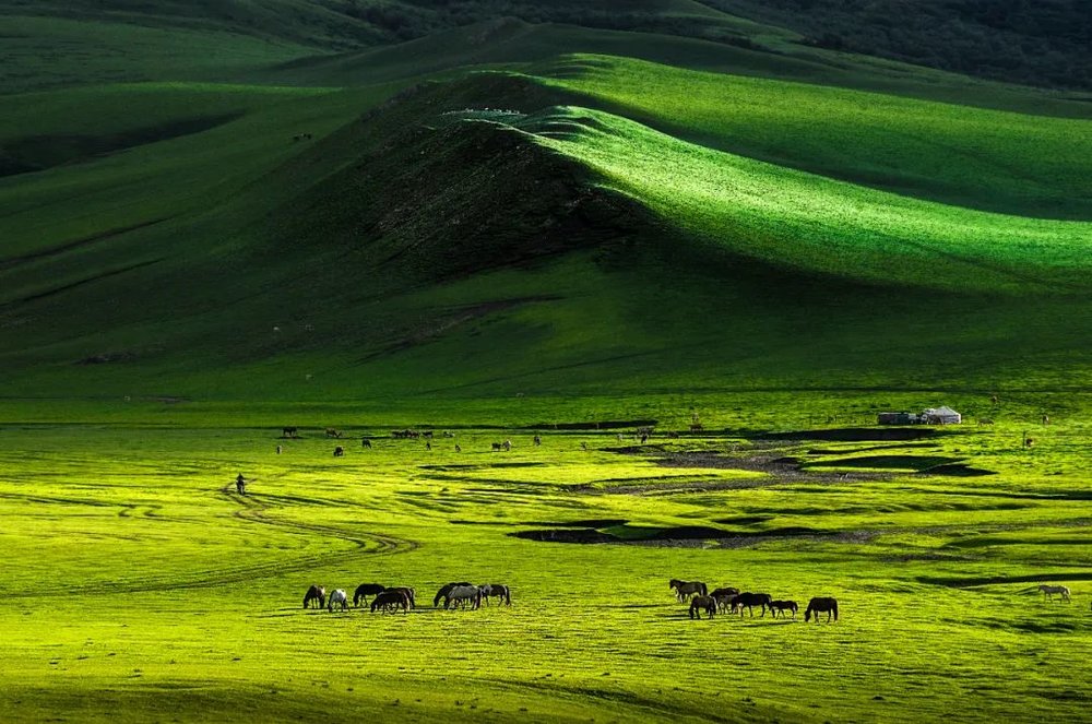 A scenic view of Chifeng Keshiketengyanhuaqun