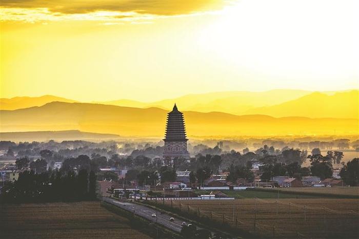 A scenic view of Chifeng Liaozhongjingyizhi