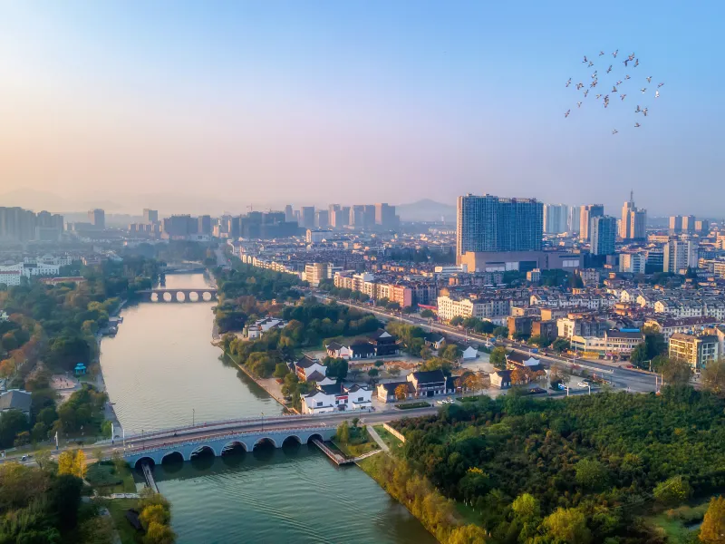 A scenic view of Chizhou Guichi Baiyashan Ta