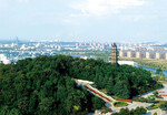 A scenic view of Chizhou Guichi Qingxi Ta
