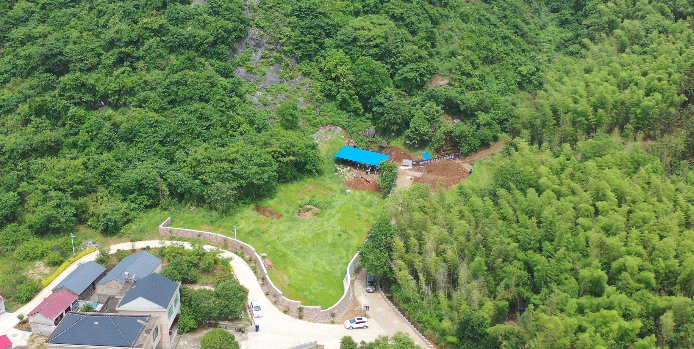 A scenic view of Chizhou Hualongdong Yizhi