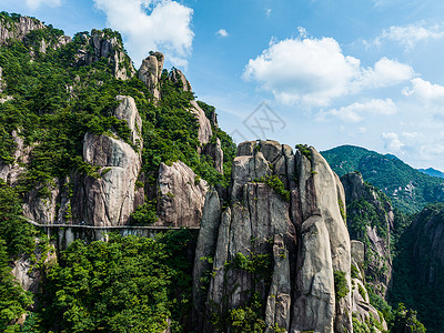 A scenic view of Chizhou Jiuhuashan Huachengsi