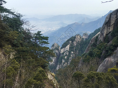 A scenic view of Chizhou Jiuhuashan Yueshendian