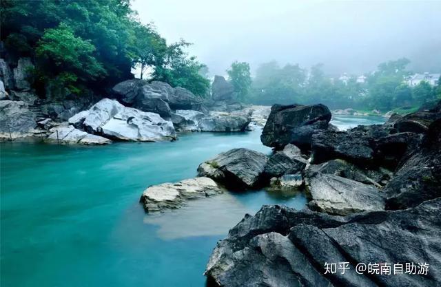 A scenic view of Chizhou Jugenguan Guhui Dao