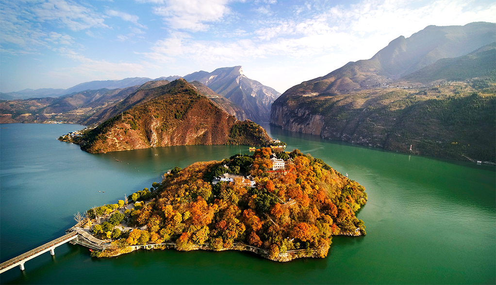 A scenic view of Chongqing Baidicheng