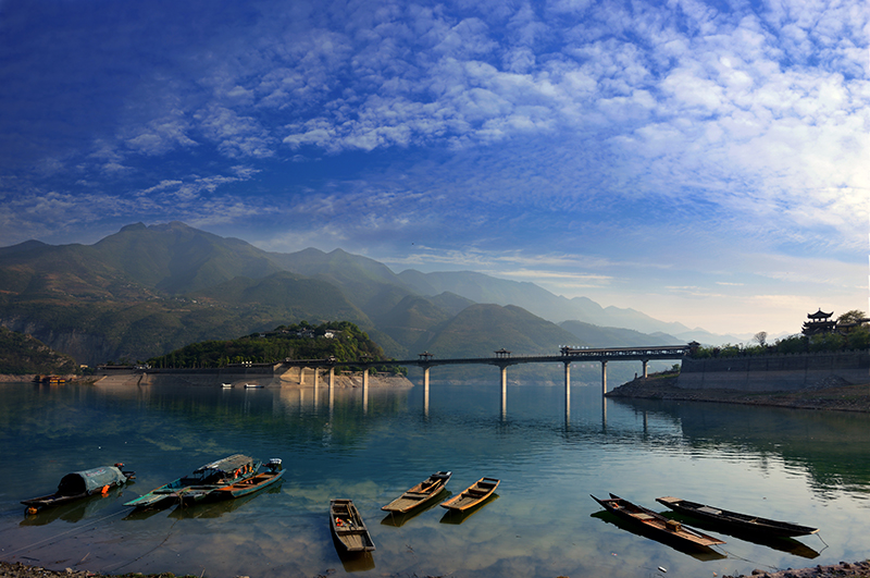A scenic view of Chongqing Baidicheng