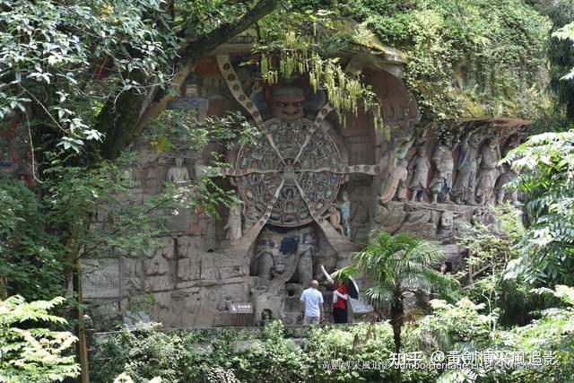 A scenic view of Chongqing Beishan Moya Zaoxiang