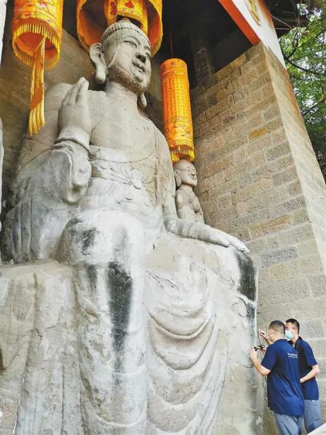 A scenic view of Chongqing Danzishi Moya Zaoxiang