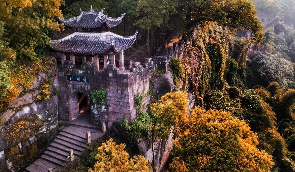 A scenic view of Chongqing Diaoyucheng Yizhi