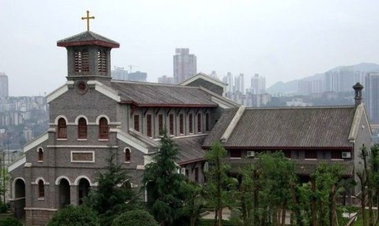 A scenic view of Chongqing Dubo Si Zhengdian