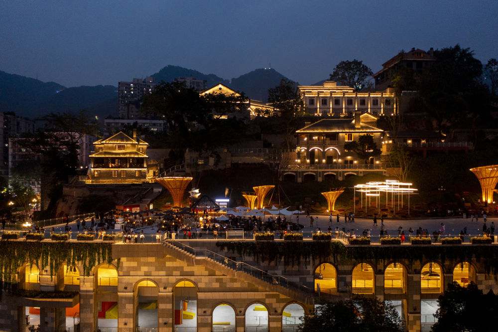 A scenic view of Chongqing Gaojiazhen Yizhi