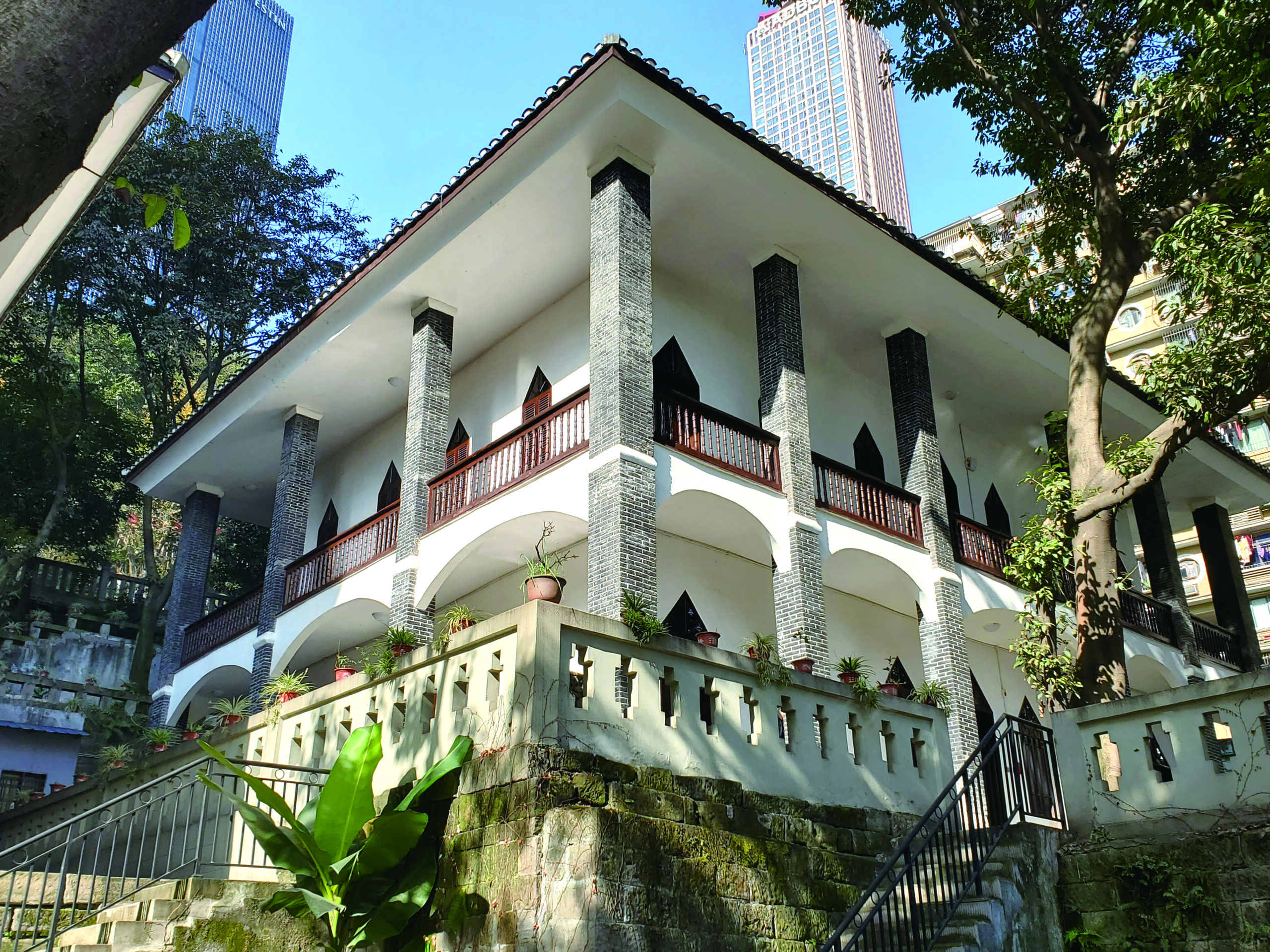 A scenic view of Chongqing Guominzhengfu Waijiaobu Jiuzhi
