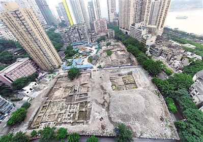 A scenic view of Chongqing Laogulou Yashu Yizhi