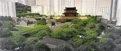 A scenic view of Chongqing Laogulou Yashu Yizhi