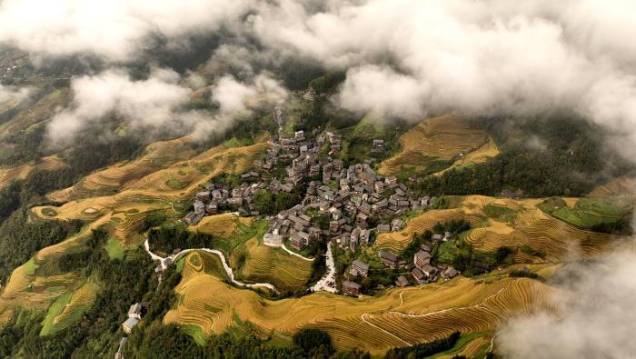 A scenic view of Chongqing Longgupo Yizhi