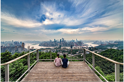 A scenic view of Chongqing Pengshi Zongci